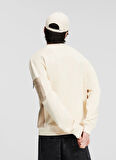 Karl Lagerfeld Jeans Bisiklet Yaka Krem Erkek Sweatshırt 245D1803_KLJ REGULAR MIX MATERIAL S