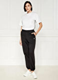 KARL LAGERFELD Yüksek Bel Standart Siyah Kadın Pantolon 245W1054