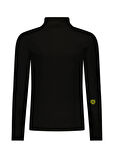 Super Rebel Düz Siyah Erkek Çocuk T-Shirt R409-6402-099s-SPURT Ski sport jers