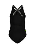 Super Rebel Siyah Kız Çocuk Mayo R501-5001- basic cool bathing