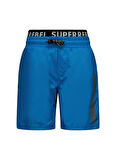 Super Rebel Mavi Erkek Çocuk Mayo R501-6602-Rocky swim pants with ext