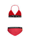 Super Rebel Kırmızı Kız Çocuk Bikini Takım R501-5002-Isla basic cool triangle