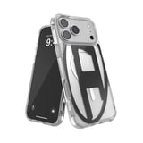 Diesel iPhone 17 Pro Max Uyumlu Magsafe Destekli Oval D Metalik Kılıf - Siyah
