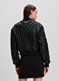 KARL LAGERFELD Siyah Kadın Mont 246W1509