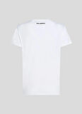 KARL LAGERFELD Bisiklet Yaka Düz Beyaz Kadın T-Shirt A1W17019
