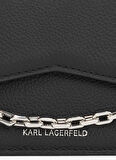 KARL LAGERFELD Deri Siyah Kadın Çapraz Çanta A1W32037999