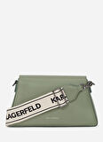 KARL LAGERFELD Deri Yeşil Kadın Çapraz Çanta A2W301981lb