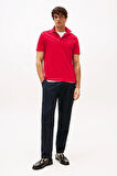 Erkek Th Regular Fit Monotype Polo T-Shirts - Kırmızı | XL