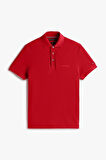 Erkek Th Regular Fit Monotype Polo T-Shirts - Kırmızı | XL