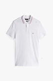 Tommy Hilfiger Erkek  Beyaz Regular    Yaka Polo  T-Shirt