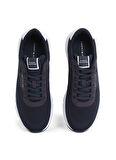 Tommy Hilfiger Lacivert Erkek Sneaker LIGHTWEIGHT RWB KNIT