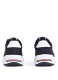 Tommy Hilfiger Lacivert Erkek Sneaker LIGHTWEIGHT RWB KNIT