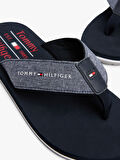 TOMMY HILFIGER CHAMBRAY BEACH SANDAL Terlik