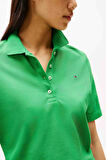 Kadın Th Pique 1985 Polo T-Shirt - Yeşil | S