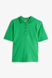 Kadın Th Pique 1985 Polo T-Shirt - Yeşil | S