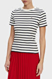 Tommy Hilfiger Bayan T Shirt WW0WW40587 0BF