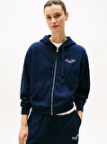 REG SCRIPT ZIP HOODIE