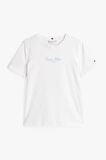 Kadın Th Script Logo T-Shirt - Ekru | XL