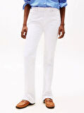 Tommy Hilfiger BOOTCUT RW WHITE Kadın  Pantolon WW0WW44362YCF