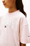 Kız Çocuk Th Varsity Melange Archive T-Shirt - Pudra | 6 Yaş