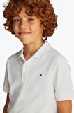 Erkek Çocuk Interlock Regular Polo T-Shirt - Beyaz | 6 Yaş