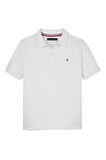Erkek Çocuk Interlock Regular Polo T-Shirt - Beyaz | 6 Yaş