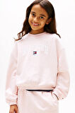 Kız Çocuk Th Varsity Sweatshirt - Pudra | 12 Yaş