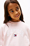 Kız Çocuk Th Varsity Sweatshirt - Pudra | 12 Yaş