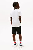 Erkek Çocuk Tommy Flag Hilfiger T-Shirt - Beyaz | 6 Yaş