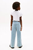Kız Çocuk Th Mabel Stripe Çizgili Jeans - Mavi | 8 Yaş
