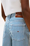 Kız Çocuk Th Mabel Stripe Çizgili Jeans - Mavi | 14 Yaş