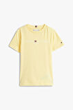 Erkek Çocuk Yazı Logo Pamuklu T-Shirt - Sarı | 7 Yaş