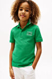 Erkek Çocuk Th Bayrak Logo Polo T-Shirt - Yeşil | 12 Yaş