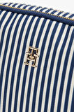 Tommy Hilfiger Çizgili Çapraz Askılı Kadın Mavi Kamera Çanta