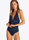 Tommy Hilfiger Mavi Kadın Mayo UW0UW05850C1G