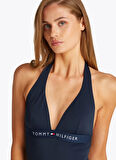 Tommy Hilfiger Mavi Kadın Mayo UW0UW05850C1G