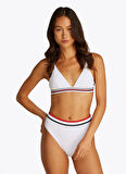 Tommy Hilfiger Beyaz Kadın Bikini Üst UW0UW05805YCD