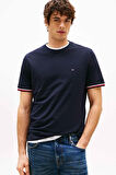 Erkek Th Global Stripe T-Shirt - Lacivert | L