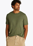 Tommy Hilfiger Yeşil Erkek T-Shirt MW0MW38637PLI