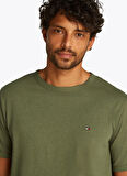 Tommy Hilfiger Yeşil Erkek T-Shirt MW0MW38637PLI