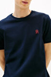 Erkek Th Monogram T-Shirt - Lacivert | XXL