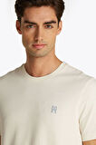 Erkek Th Monogram T-Shirt - Ekru | XXL