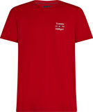 HILFIGER STACK TEE Erkek Kırmızı T-Shirt - MW0MW38622