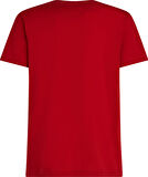 HILFIGER STACK TEE Erkek Kırmızı T-Shirt - MW0MW38622