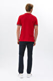 Erkek Th Global Stripe T-Shirt - Kırmızı | S