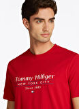 Tommy Hilfiger Kırmızı Erkek T-Shirt MW0MW38621XLD