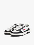 Tommy Hilfiger Erkek  Deri Siyah Sneaker