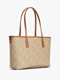 Tommy Hilfiger Kadın  Kahve TH Monoplay Tote Çanta
