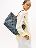 Tommy Hilfiger Kadın  TH  Monoplay  Tote Çanta