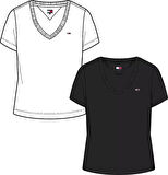 TOMMY HILFIGER TJW 2PACK V-NECK TEE T-Shirt